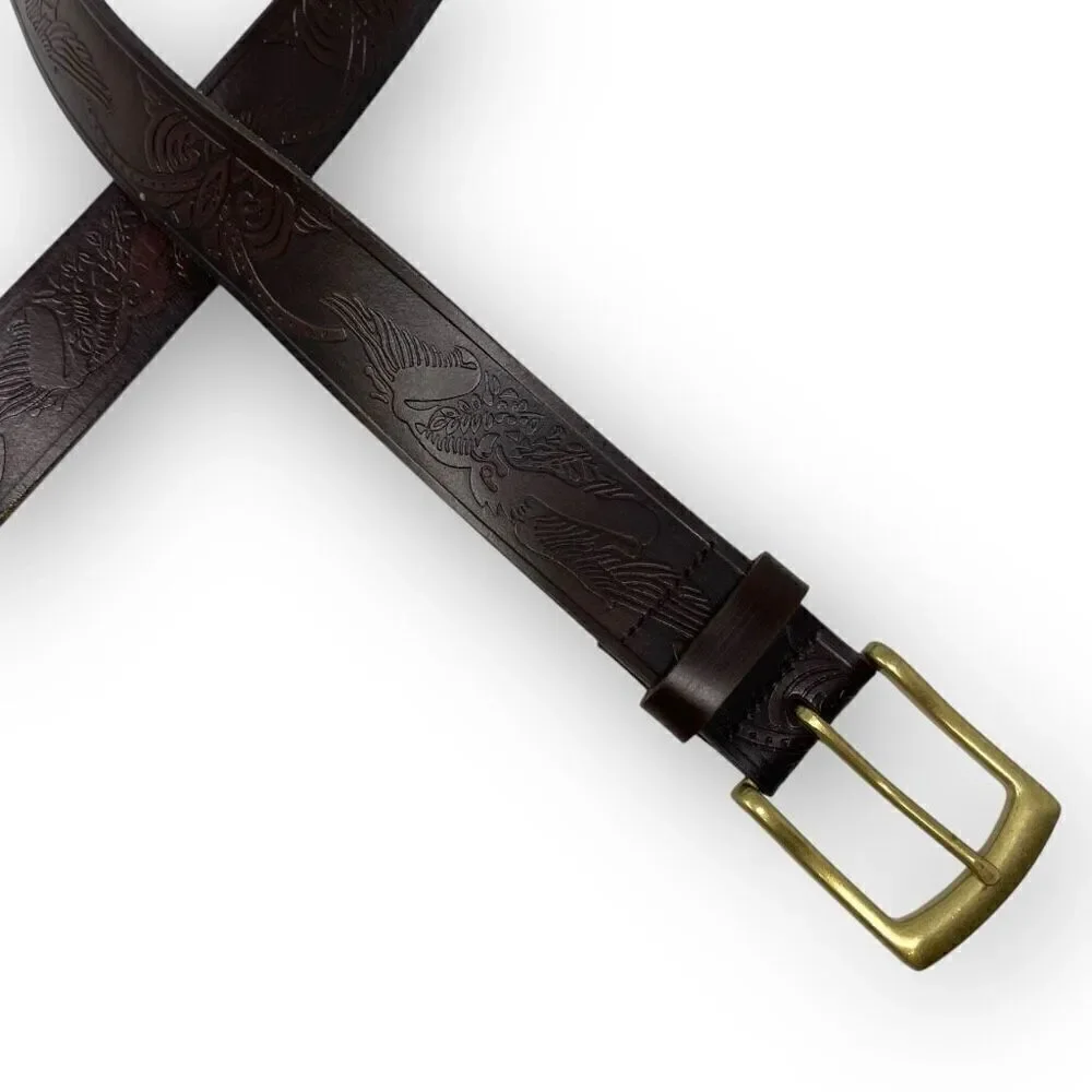 Wrangler western leather